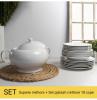 Set pjatash rrethore 18 cope+Supiere rrethore