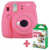 Fujifilm Instax Mini 9 Fla Pink Ex D N + Fujifilm Colorfilm Instax Mini Glossy (10x1/Pk)
