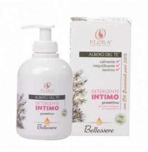 FLORA Detergjent intim me tea tree oil