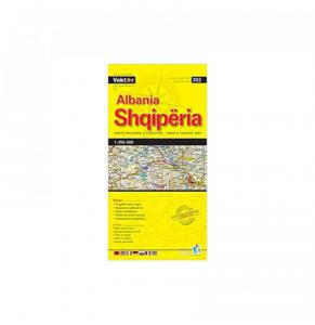 Shqiperia Yellow Map