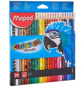 Maped Lapsa me Ngjyra 24 Color`Peps Animals