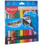 Maped Lapsa me Ngjyra 24 Color`Peps Animals
