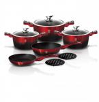 Set tenxhere+Tigane Burgundy BH/1631N-2 10 cope