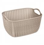 Kosh Plastik me Thurje 29.5x22.5x16.5 cm