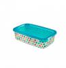 Tas drejtkendor me topa dhe kapak blu 1Lt Curver