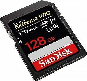 Karte Memorie Extreme Pro SDXC Card 128GB - 170MB/S V30 UHS-I U3 [17032]