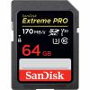 Extreme Pro SDXC CARD 64GB - 170MB/S V30 UHS-I U3 [16929]