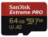 Sandisk Extreme Pro microSDXC 64GB 170/90 MB/s A2 C10 V30 UHS-I U3 SDSQXCY-064G-GN6MA {16979}