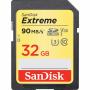 Extreme SDHC Card 32GB 90MB/S V30 UHS-I U3 [14703]