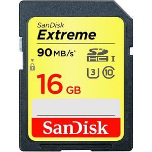 Sandisk Extreme SDHC 16 GB 90MB/s Class 10 UHS-I U3[13582]