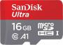 Ultra Microsdhc 16GB +SD Adapter 98MB/S A1 Class 10 UHS-I - IMAGING PACKAGING [16132]
