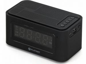 Platinet Speakers / Glosinki PMGC5B Bluetooth + Clock, FM 5W [43977] EOL