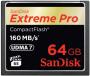 SanDisk Extreme PRO 64GB Compact Flash Memory Card UDMA 7 Speed Up To 160MB/s