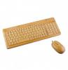 Set Tastiere US+ Maus Gembird USB Bamboo 105 tasta + 4 Multimedia