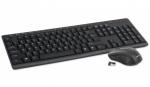Set Tastiere US + Maus Omega OKM071B M-Media Wireless 2.4GHZ