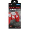 Grip Kit For Contoller Ps4 Trust Rubber Skin GXT 744R Red