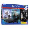 Console Ps4 1TB Slim (Black) & God Of War & Horizon Zero Dawn & The Last Of Us