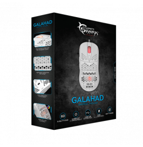 Mouse White Shark MOUSE GM-5007 GALAHAD / 6.400 DPI -White