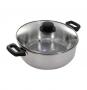 Tenxhere me kapak qelqi 24 cm + 2 spatula FALAS