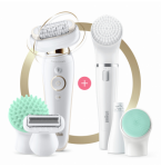 Depilator Ses 9300 3D Flex +face legepil wht/gold