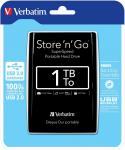 Verbatim 53023 1TB Store `n` Go USB 3.0 2.5 Inch External Hard Drive