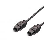 MediaRange MRCS133 Toslink to Toslink 2.2mm Diameter Optical Digital Audio Cable 1.5M - Black