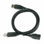 Kabell Gembrid Dual USB 2.0 A-plug A-socket 1m extension cable [06564]
