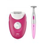 Depilator Braun SE 3420 + Bikini Trimer Red Led
