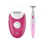 Depilator Braun SE 3420 + Bikini Trimer Red Led