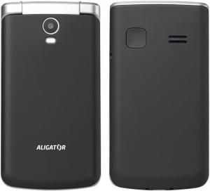 Aligator V710 Senior, 2.8", i zi / argjendtë + mbajtëse karikimi