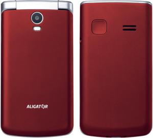 Aligator V710 Senior, 2.8", i kuq/argjendtë + mbajtëse karikimi