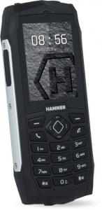 myPhone HAMMER 3, 2.4", 2000 mAh, Dual SIM, i zi / argjendtë