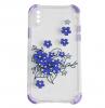 Kase transparente me lule per Samsung