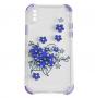 Kase transparente me lule per Samsung