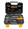 Komplet Kriketi 1/4″ 45 Pcs HKTS14451 Ingco