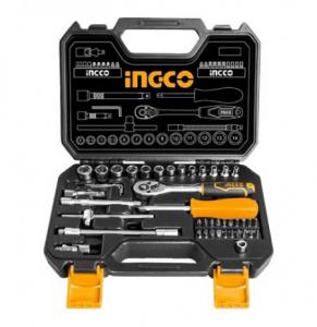 Komplet Kriketi 1/4″ 45 Pcs HKTS14451 Ingco