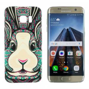 Samsung S7 Edge, LUXO Kase Plastike Fosforeshente Rabbit