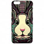 iPhone 6+/6S+, LUXO Kase e Gomuar Fosforeshente Rabbit