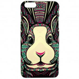 iPhone 6+/6S+, LUXO Kase e Gomuar Fosforeshente Rabbit