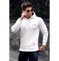 Hoodie per Meshkuj ne Ngjyre te Bardhe Madmext 4395