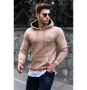 Hoodie per Meshkuj Ngjyre Kamel Madmext 4395