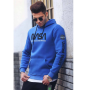 Hoodie per Meshkuj me Shkrimin NASA Ngjyre Blu Madmext 4385