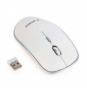 Mouse Gembird Wireless MUSW-4B-01-W i bardhe