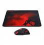 Maus + Mauspad Gaming Redragon M601-BA 2In1