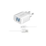Karikues 2 Porta 2USB Micro USB 5V 2.1A S-LI
