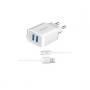 Karikues 2 Porta 2USB Micro USB 5V 2.1A S-LI