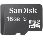 Karte Memorie SanDisk 16GB Micro SDHC me Adaptor