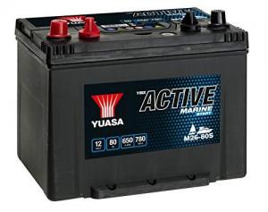Bateri Yuasa YBXM26S Active Marine 12V 80Ah
