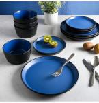 Set pjatash blu mat 18 pc