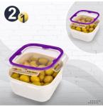 Set 2 tasa plastik 0.7 lt & 1.2 lt